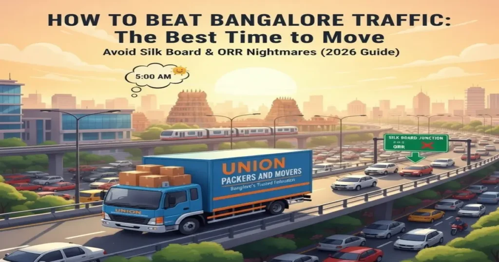 Best time for packers and movers in Bangalore to avoid Silk Board and ORR Traffic traffic