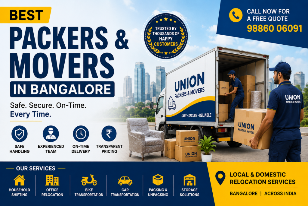 Best Packers and Movers in Bangalore for Safe and Reliable Relocation